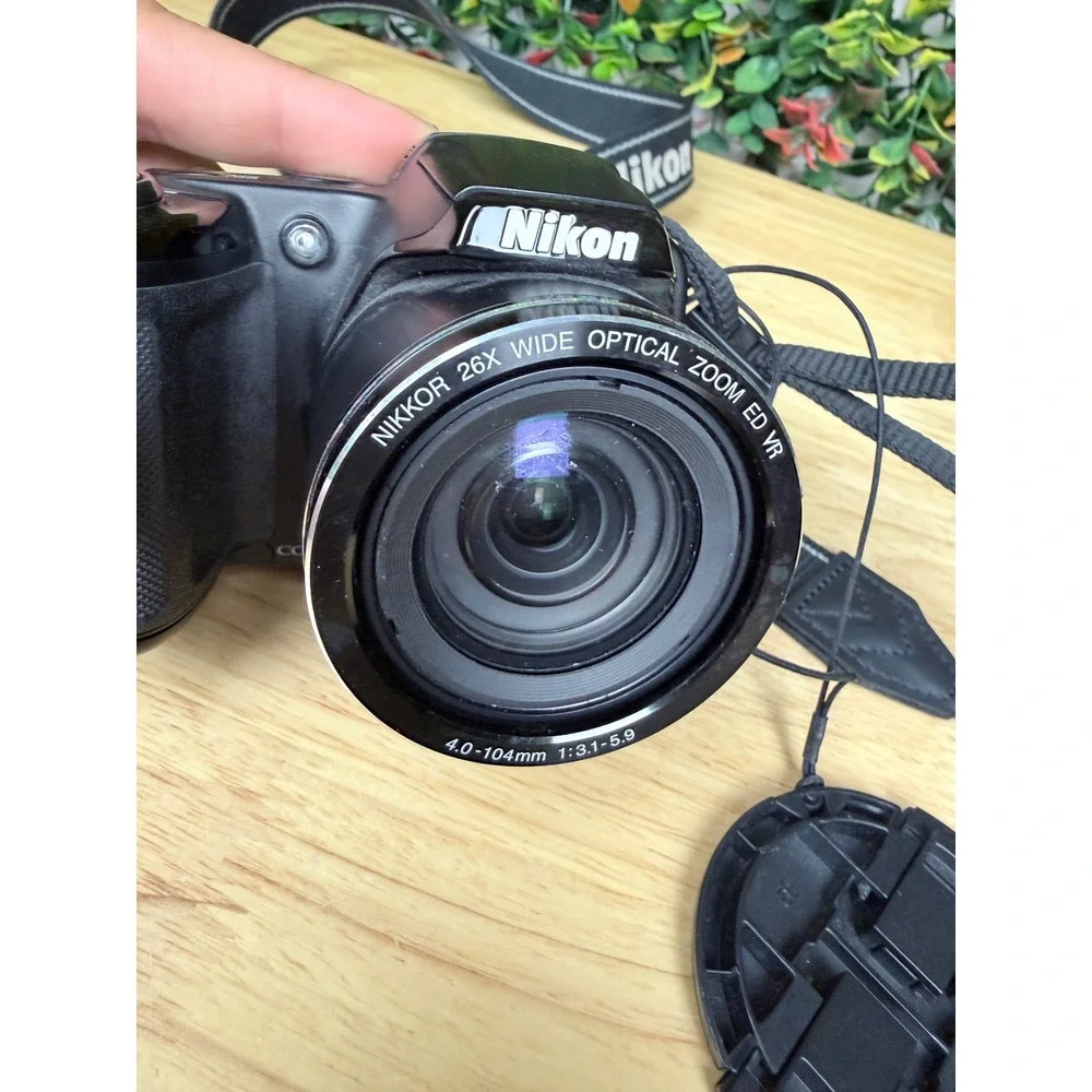 Nikon Coolpix L330 Digital Camera 20.2MP 26x Optical Zoom Black Bridge Camera